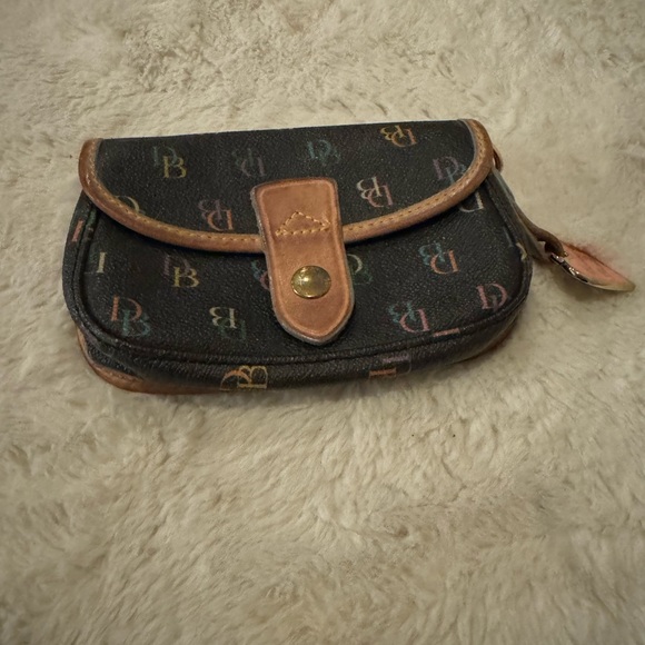 Dooney & Bourke Handbags - Dooney & Bourke Multicolor Monogram Clutch